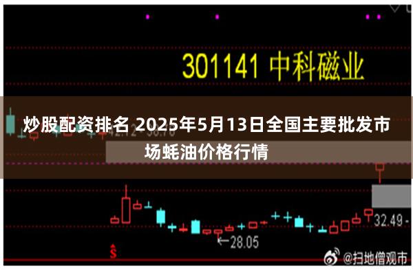 炒股配资排名 2025年5月13日全国主要批发市场蚝油价格行情