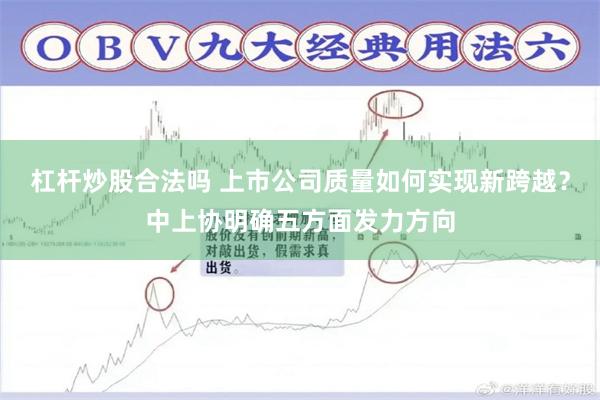 杠杆炒股合法吗 上市公司质量如何实现新跨越?中上协明确五方面发力方向